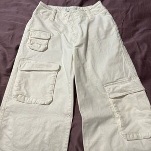Aritiza white Cargo pants